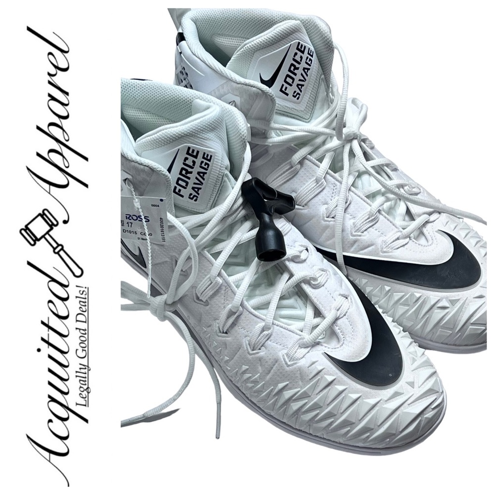 Nike Force Savage High Top Football Cleats